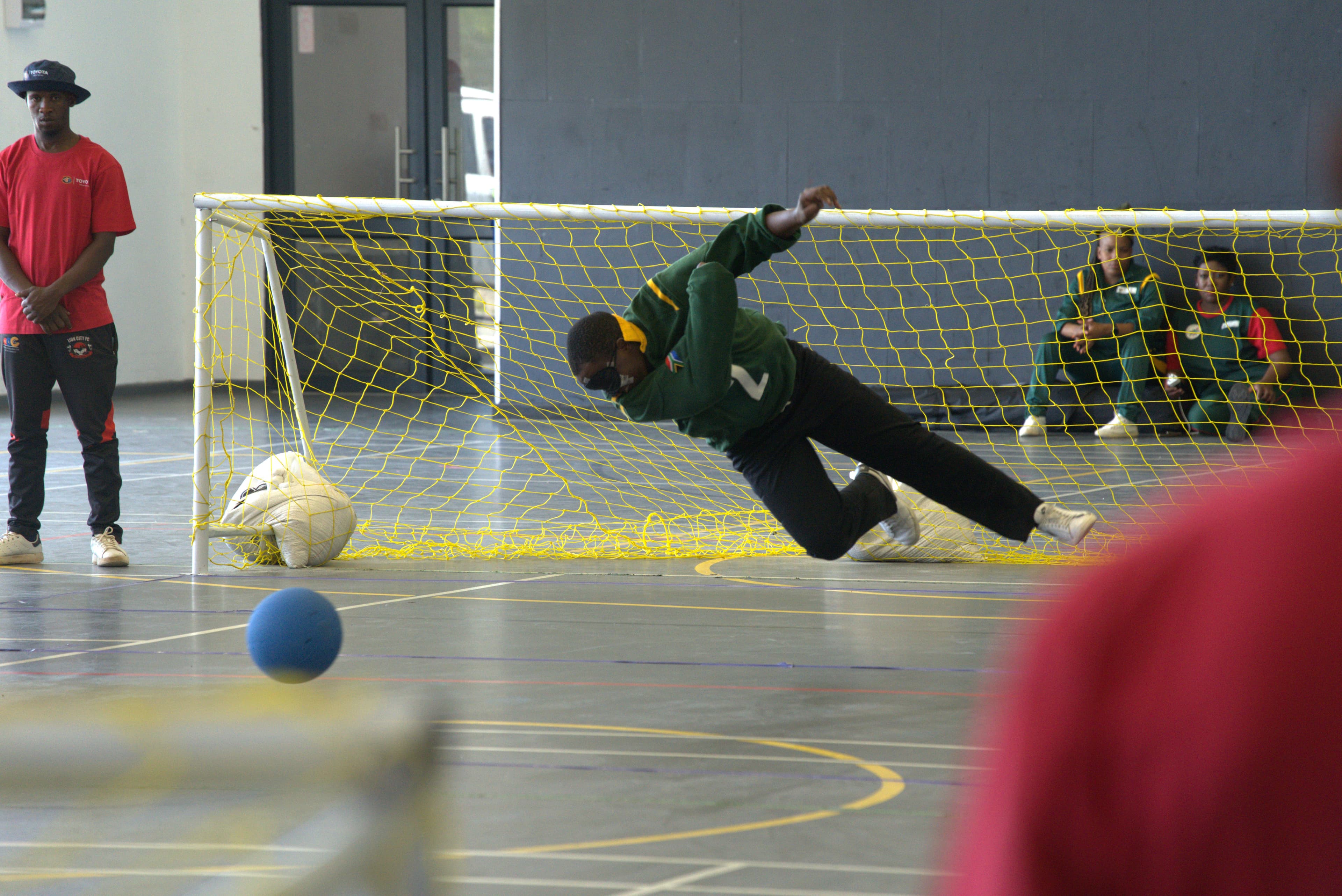Goalball athlete